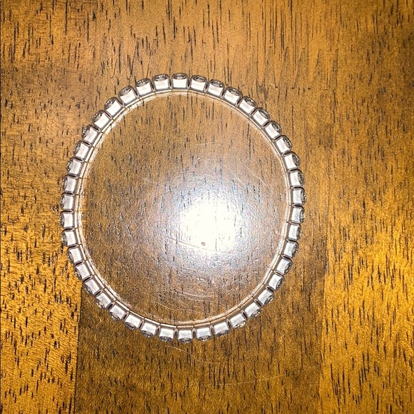 Swarovski Crystal Silver Elastic Bracelet - Picture 2 of 6